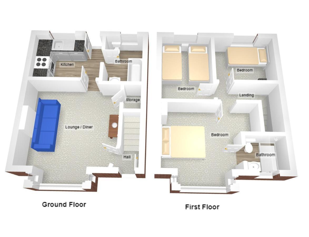 Lily House By Yourstays - Cosy 3 Bedroom House In Крю Екстериор снимка